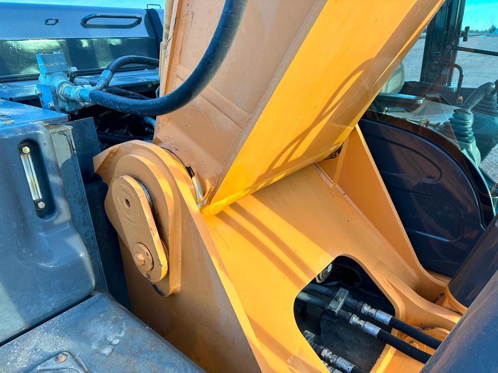2015 Case CX350C excavator, cab w/AC, 31 1/2" track pads, 11'3" stick, 60" quick coupler bucket,
