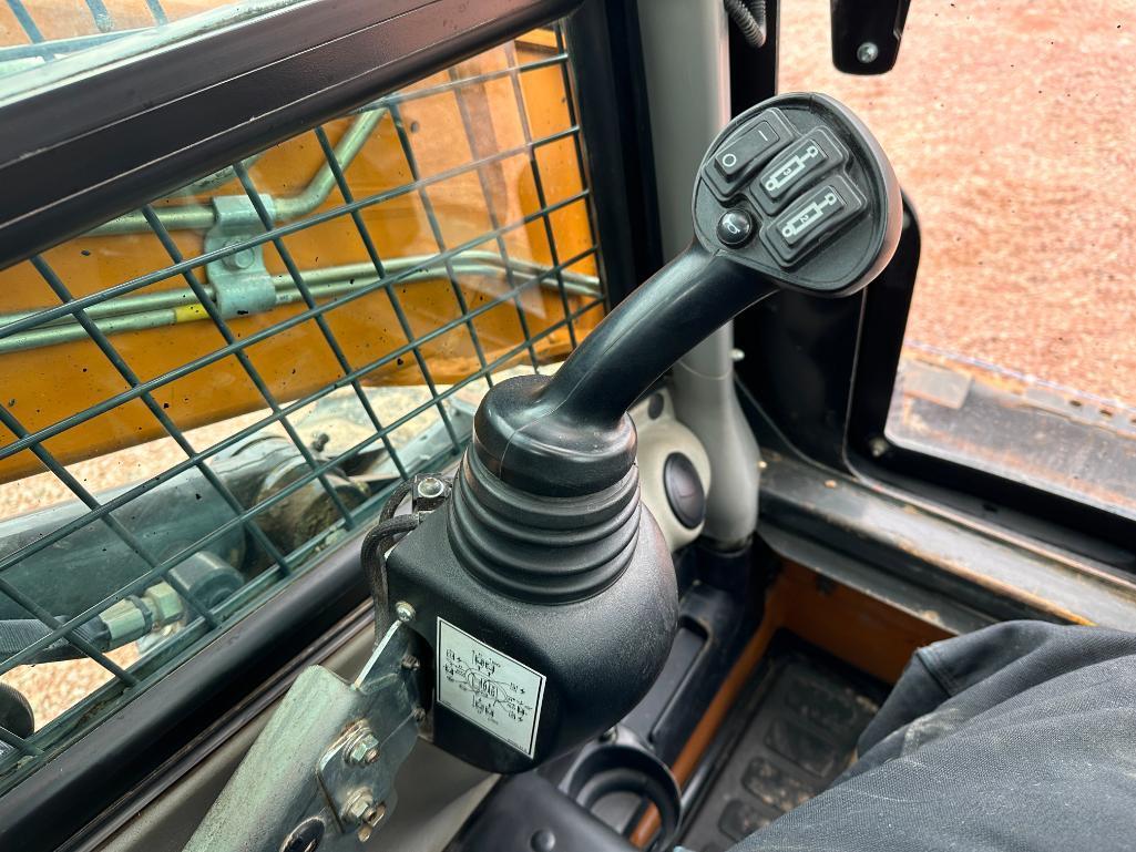 2019 Case SV340 skid steer, cab w/AC, high flow aux hyds, hyd quick coupler, 2-spd, pilot controls,
