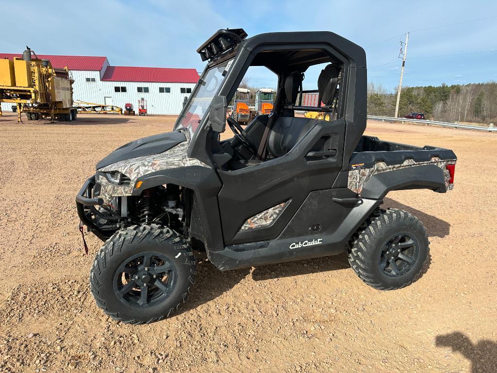 2017 Cub Cadet Challenger 750 utility vehicle, 4x4, canopy w/ windshield, front winch, dump bed,