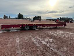 (TITLE) 2018 Muv-All 4870 FTX 48'x102" hydraulic tail stepdeck trailer, tandem axle, air suspension,