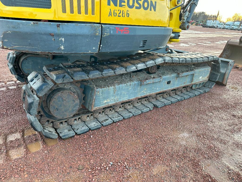 2019 Wacker Neuson ET145 excavator, cab w/AC, 20" rubber tracks, 7'9" stick, 47" quick coupler