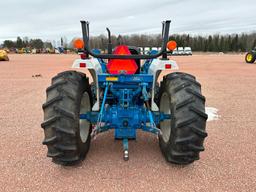 1992 Ford 2120 compact tractor, open station, 4x4, Ford 7109 loader, gear trans, bar tires, quick