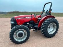 2011 Case IH Farmall 55A tractor, open station, MFD, 14.9x28 rear tires, 8-spd trans w/ LHR, 2-hyds,