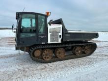 2018 Prinoth Panther T8 crawler dumper, cab w/AC, 27 1/2" tracks, Cat C7.1 diesel engine, hydro