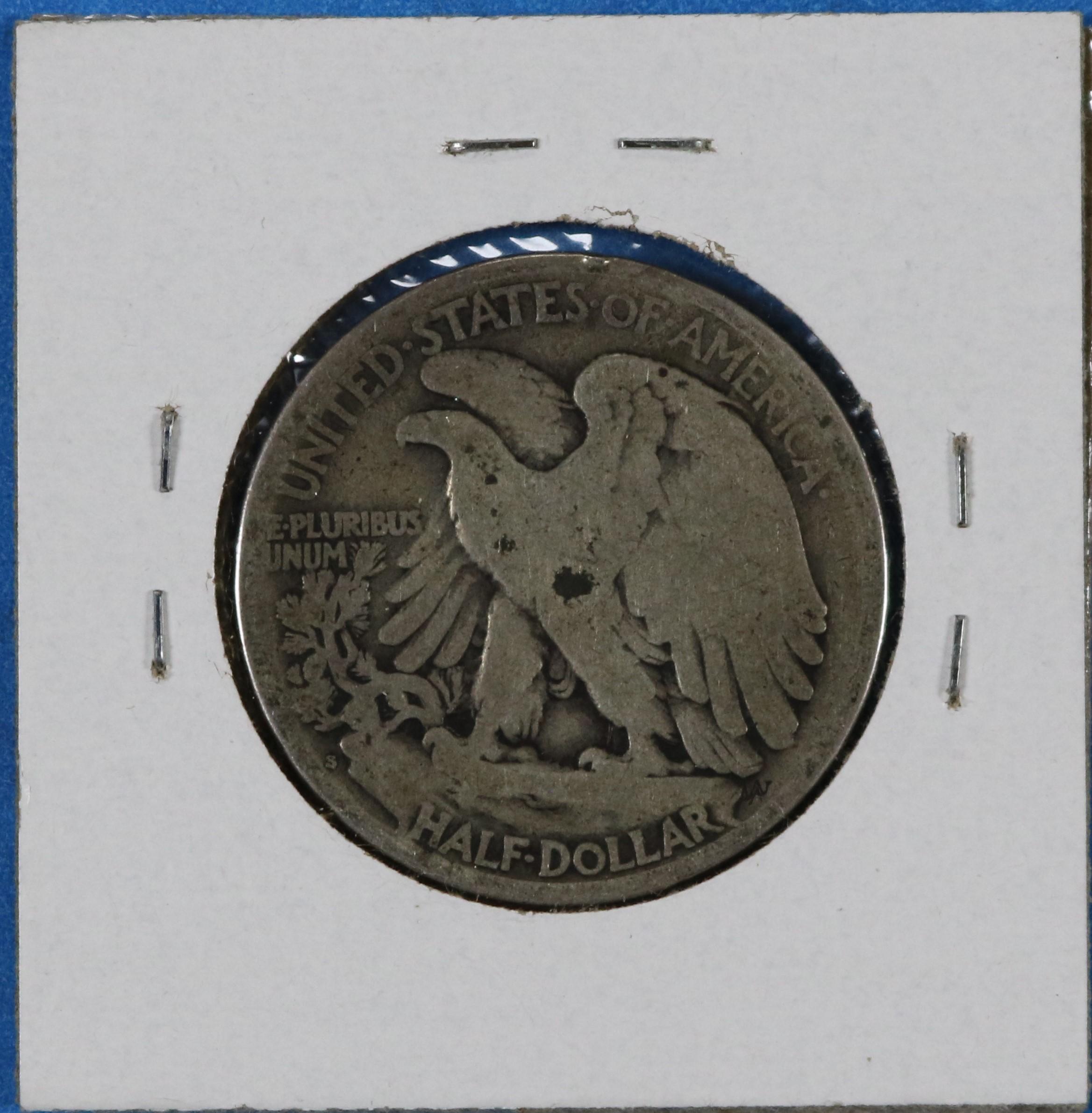 1917-S Walking Liberty Silver Half Dollar Coin