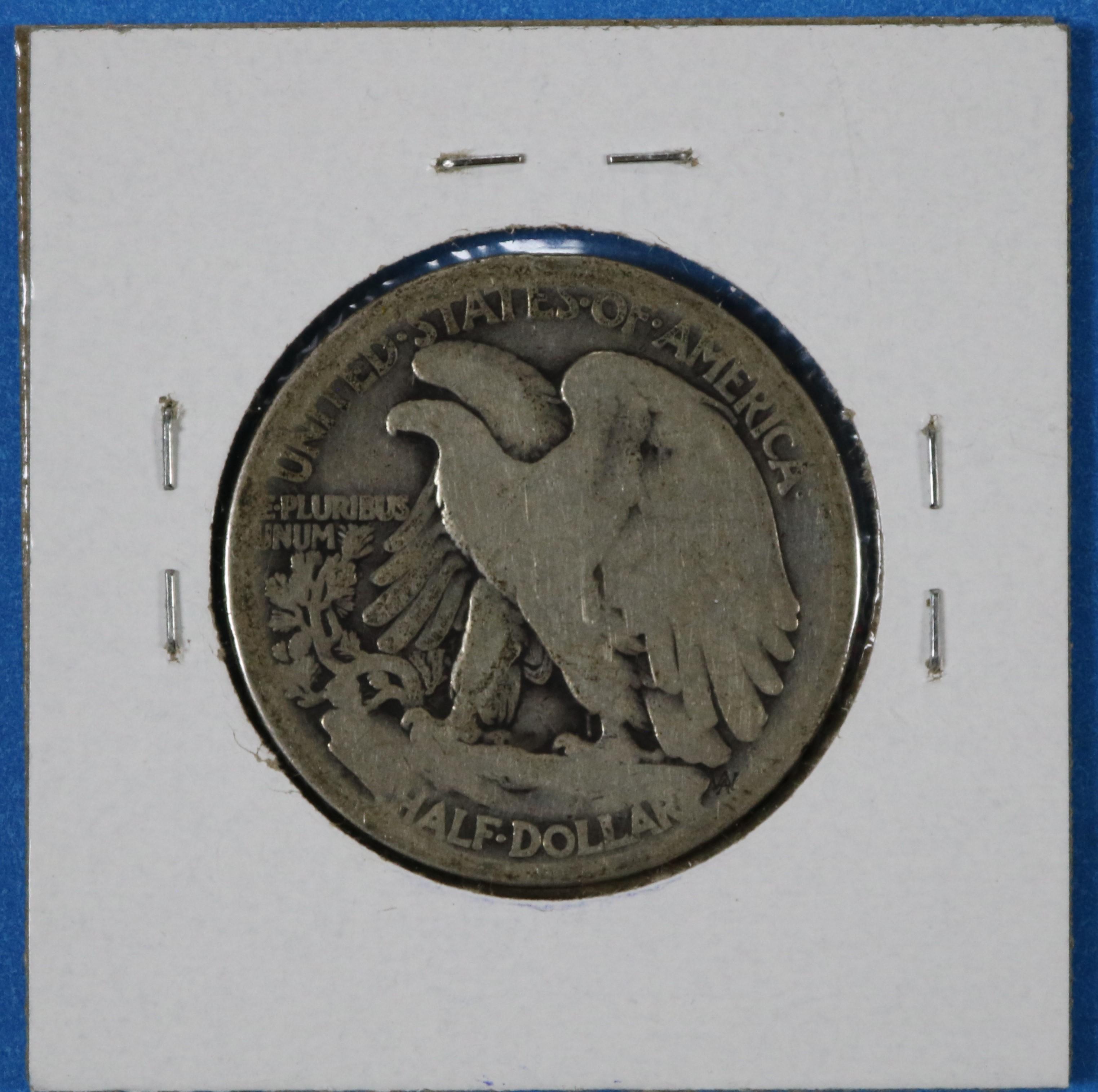 1917 Walking Liberty Silver Half Dollar Coin