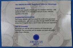 American Mint - Buffalo Nickel & Five Dollar Silver Certificate Coin