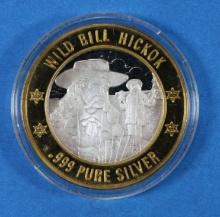 Blackhawk Colorado Limited Edition Wild Bill Hickok 999 Fine Silver Token