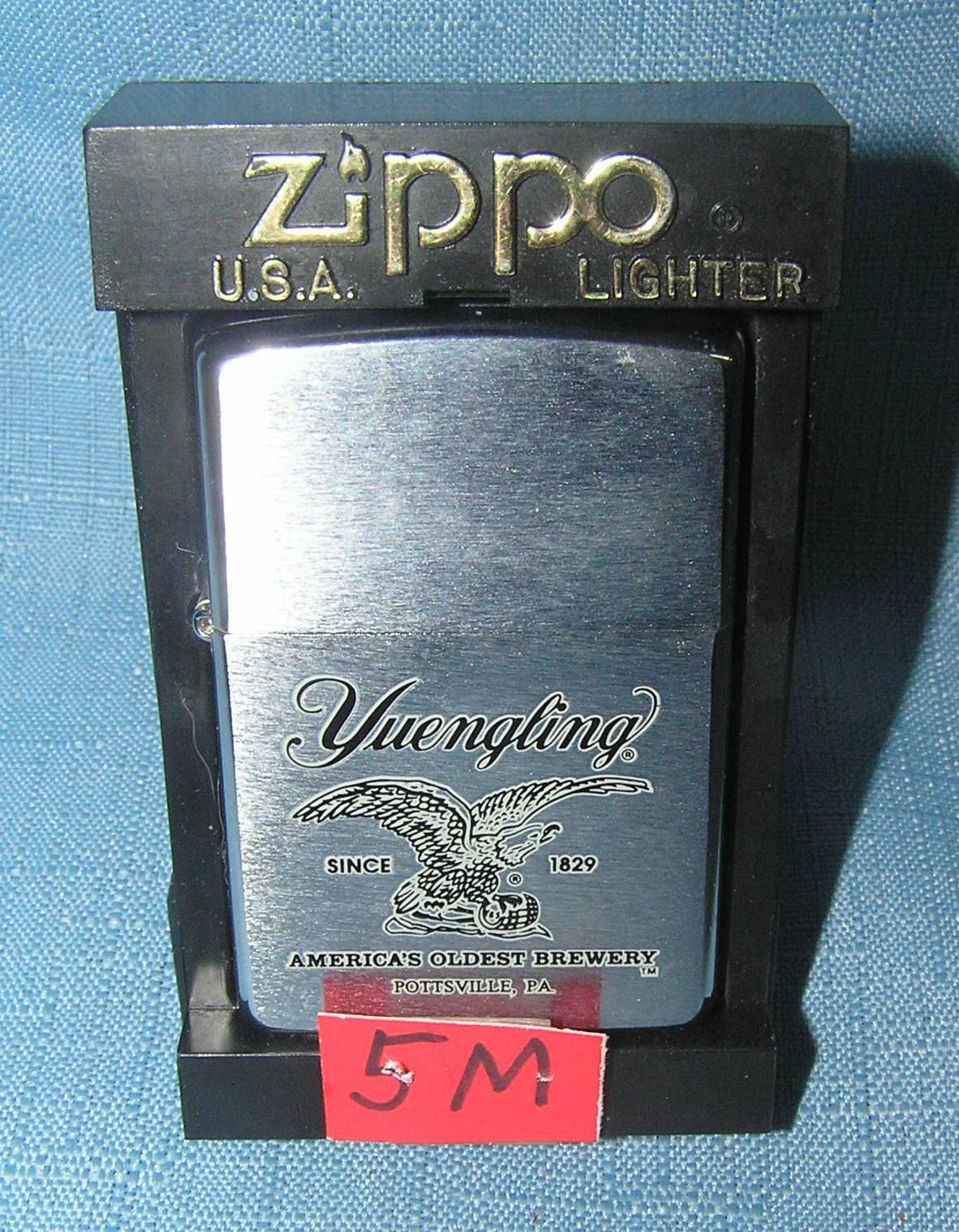 Yeungling beer advertising Zippo cigarette lighter