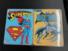 "2 Retro Vintage Signs" Superman & Batman