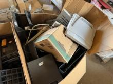 Two large boxes full of office supply