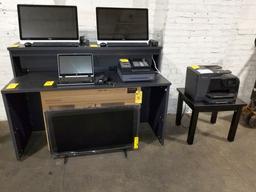 Desk w/Printer Stand