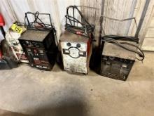 LOT: 4-ASSORTED BATTERY CHARGERS