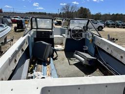 1976 CATALINA BOAT W/ EVINRUDE 55HP OUTBOARD MOTOR, S/N: STM14018M79A