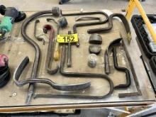 LOT OF ASSORTED CUSTOM AUTO BODY & FORMING TOOLS