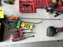 LOT: 8-ASSORTED SNAP-ON & MATCO TOOLS AUTOMOTIVE HAND TOOLS