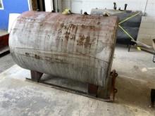 300-GALLON STEEL SKID STORAGE TANK, USED ONLY FOR WASTE OIL