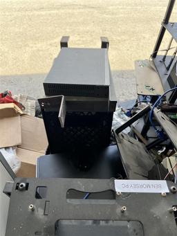 LOT: PALLET OF COMPUTER COMPONENTS (PARTS ONLY) & SWITCHES