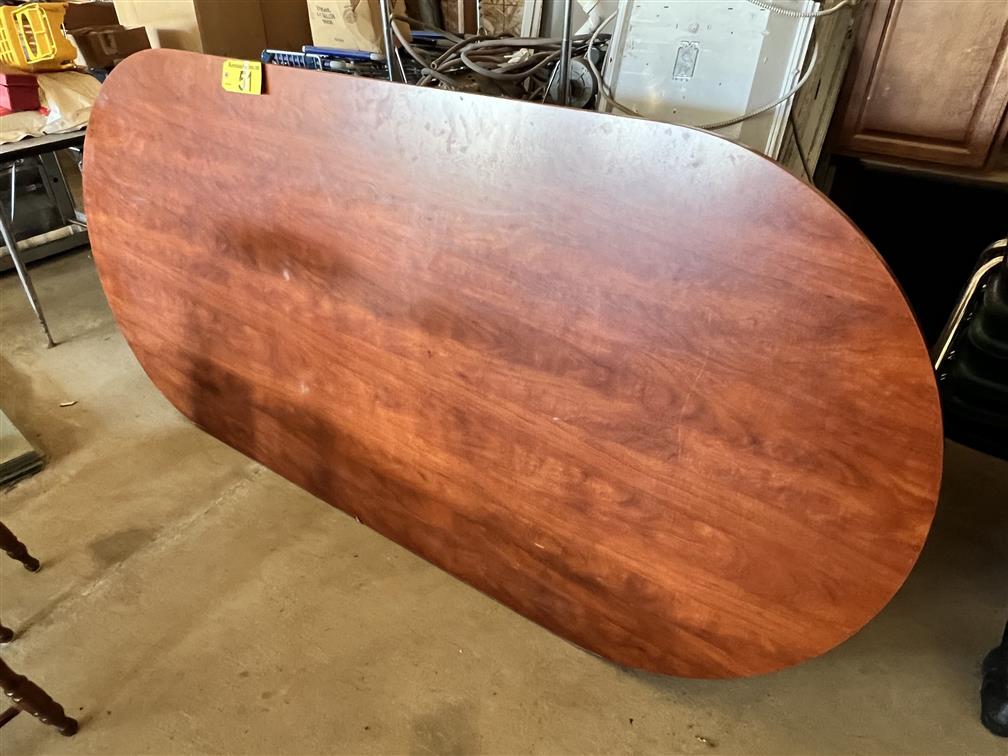 8' X 44" OVAL CONFERENCE TABLE