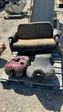 Lot of Motorcycle Seat, Gas Tank Cover, Couch Seat