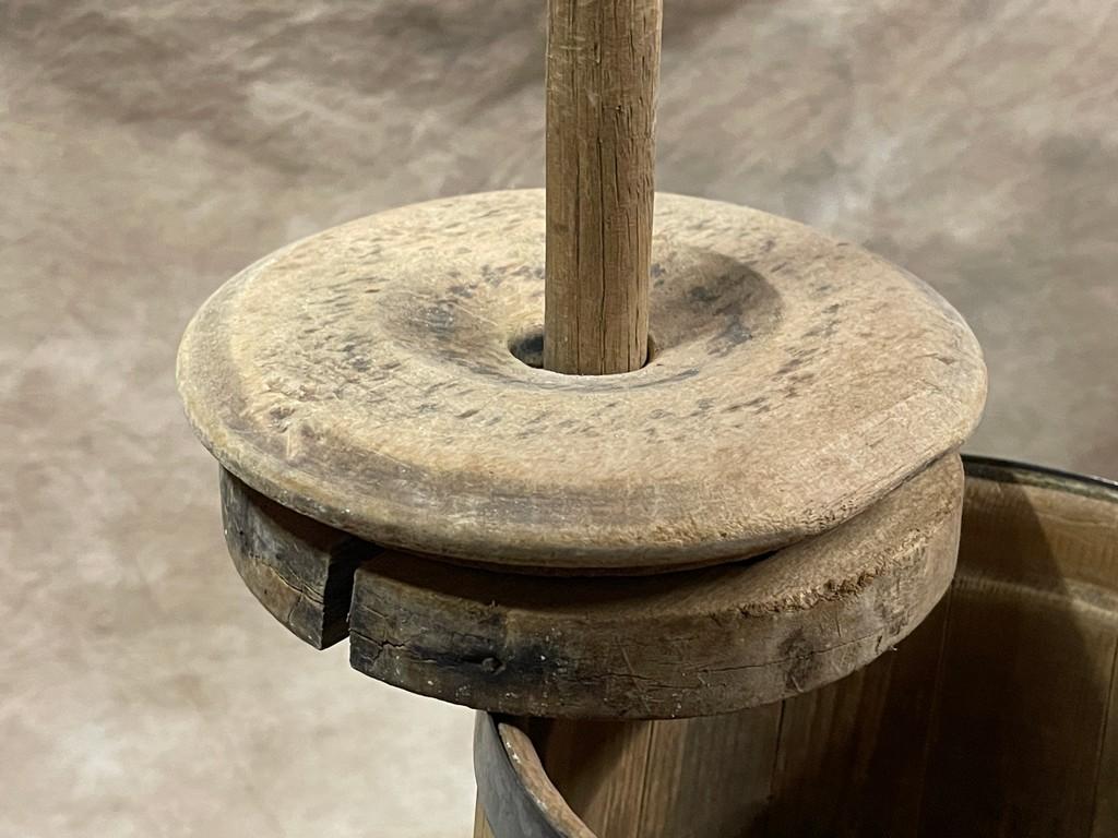 Old Wooden Butter Churn