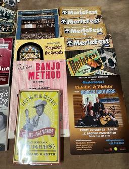 Lot of Country and Bluegrass Music Books