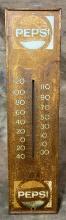 Antique Metal Pepsi Thermometer