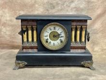 Antique Victorian Sessions Mantel Clock
