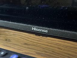 65" Hisense Flat Screen TV With Speaker System & DVD VCR Combo