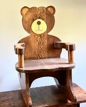 Childs Teddy Bear Rocking Chair