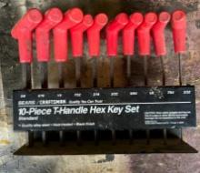 Craftsman 10 Piece T-Handle Hex Key Set