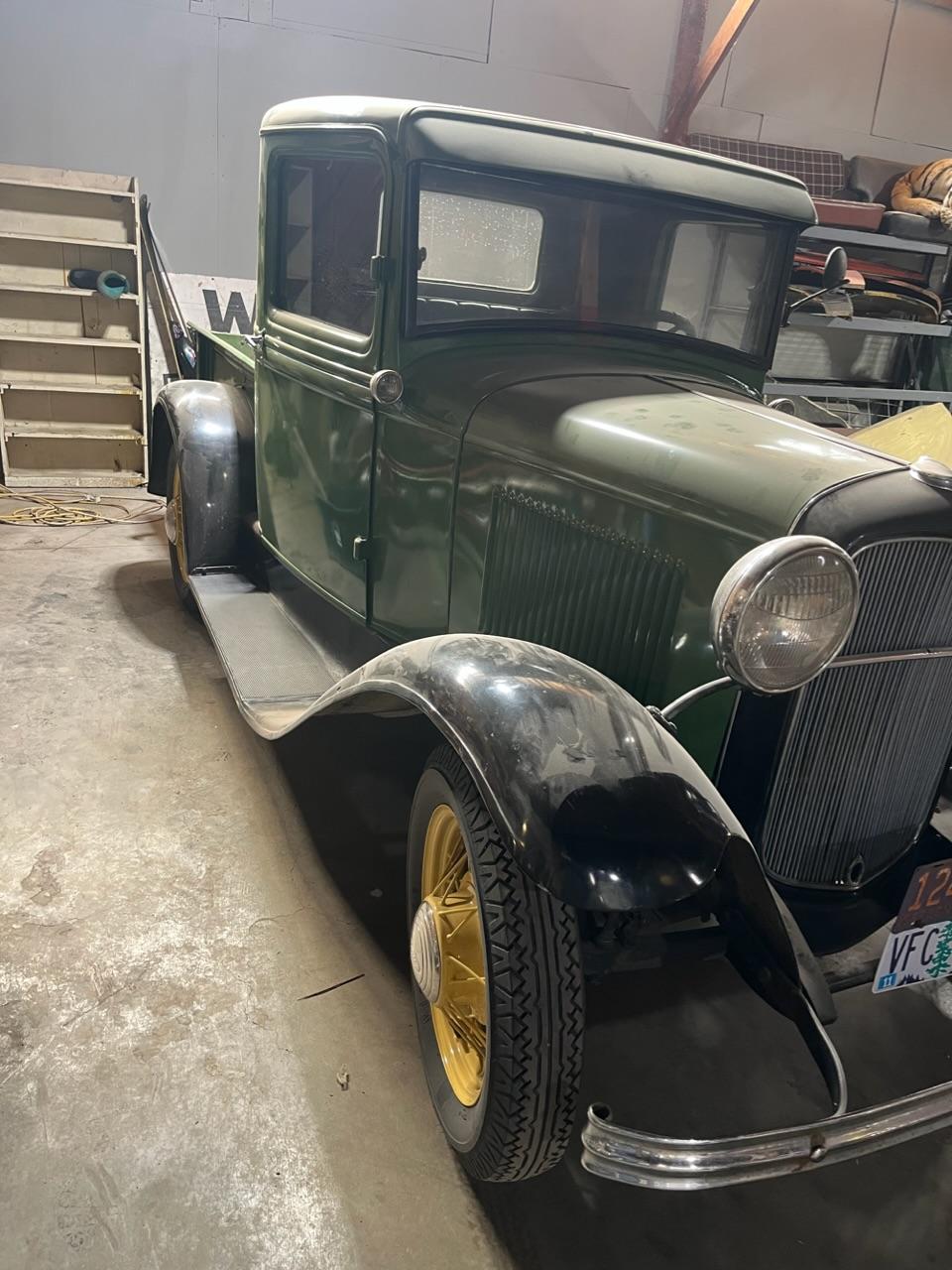 1932 Ford 4 Cylinder sells with Title. Runs and drives