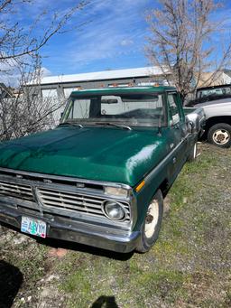 1973 ford f100 sells with title