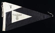 WWII GERMAN POLICE DIVISIONAL PENNANT.