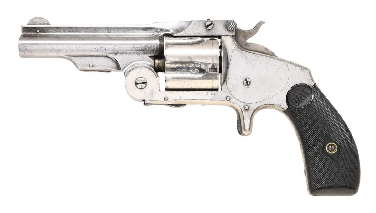EARLY SMITH & WESSON BABY RUSSIAN SA REVOLVER.