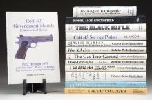 DESIRABLE LOT OF CLAWSON & OTHER FIREARMS BOOKS.