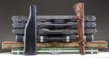 LARGE GROUPING OF SOFT & HARD FIREARM CASES.