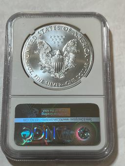 2016 1 oz. Silver American Eagle $1 MS 69 NGC