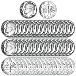 Roll of 1979 Roosevelt Dimes Proof