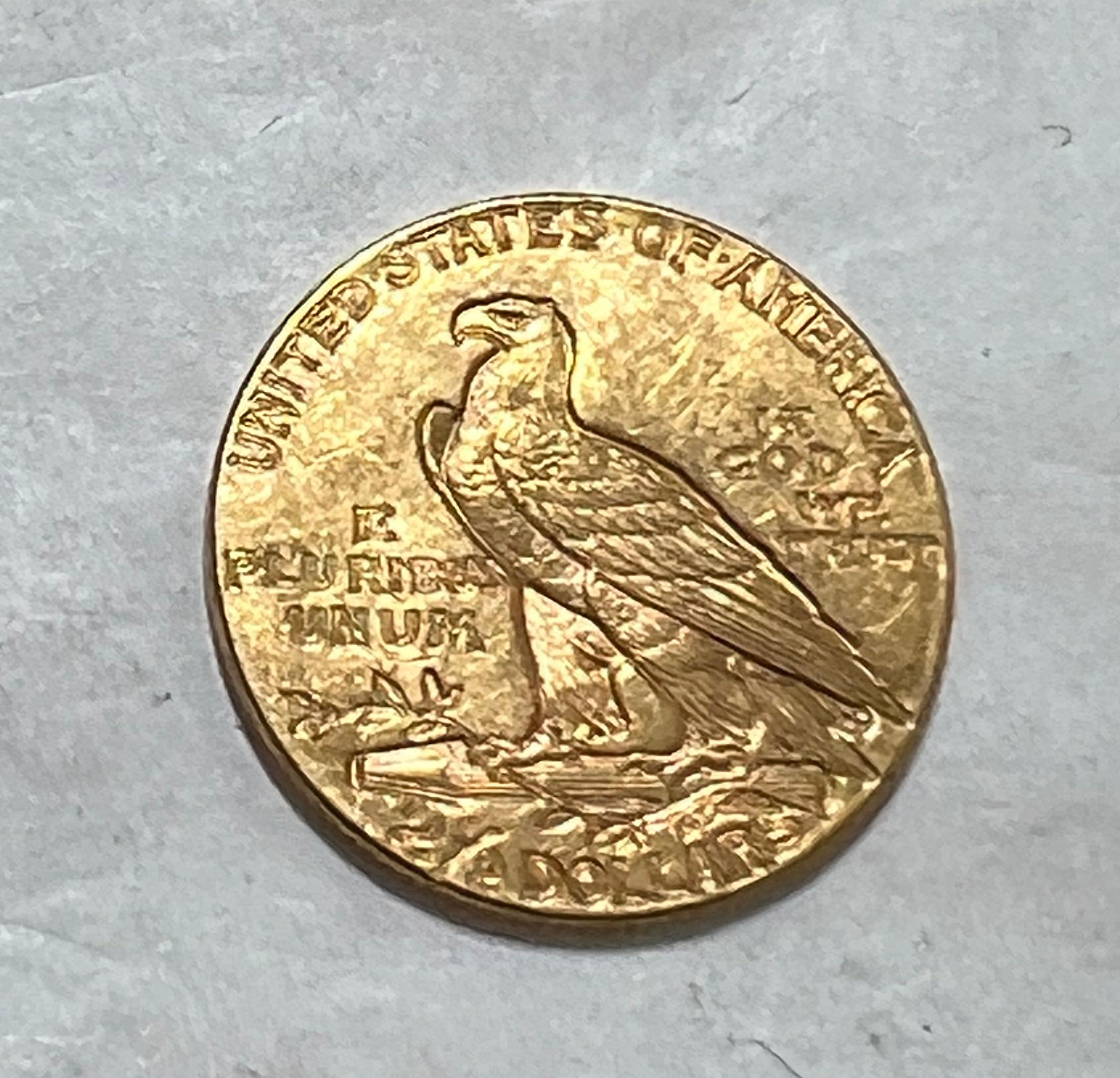 1929 $2.50 Gold Indian EF/AU