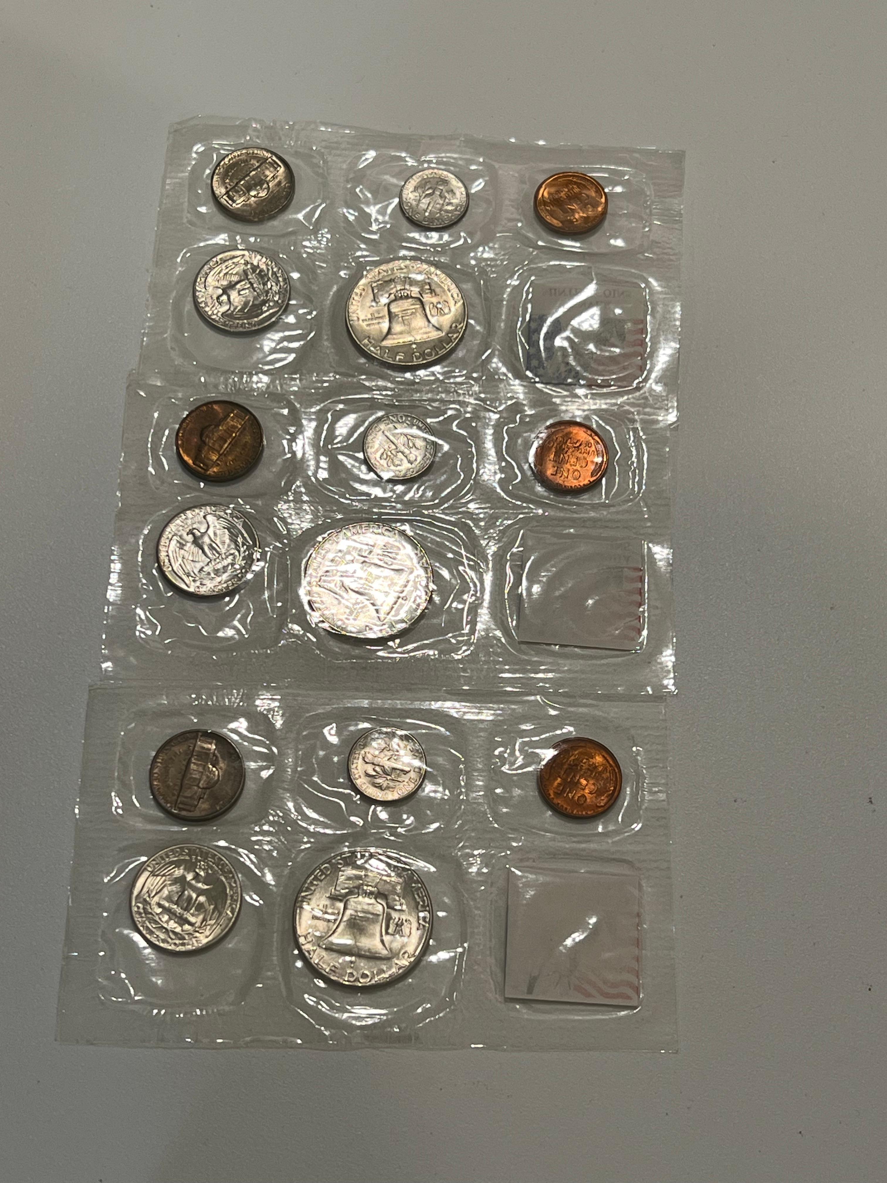 1953 p-d-s Mint Set 15 coins BU