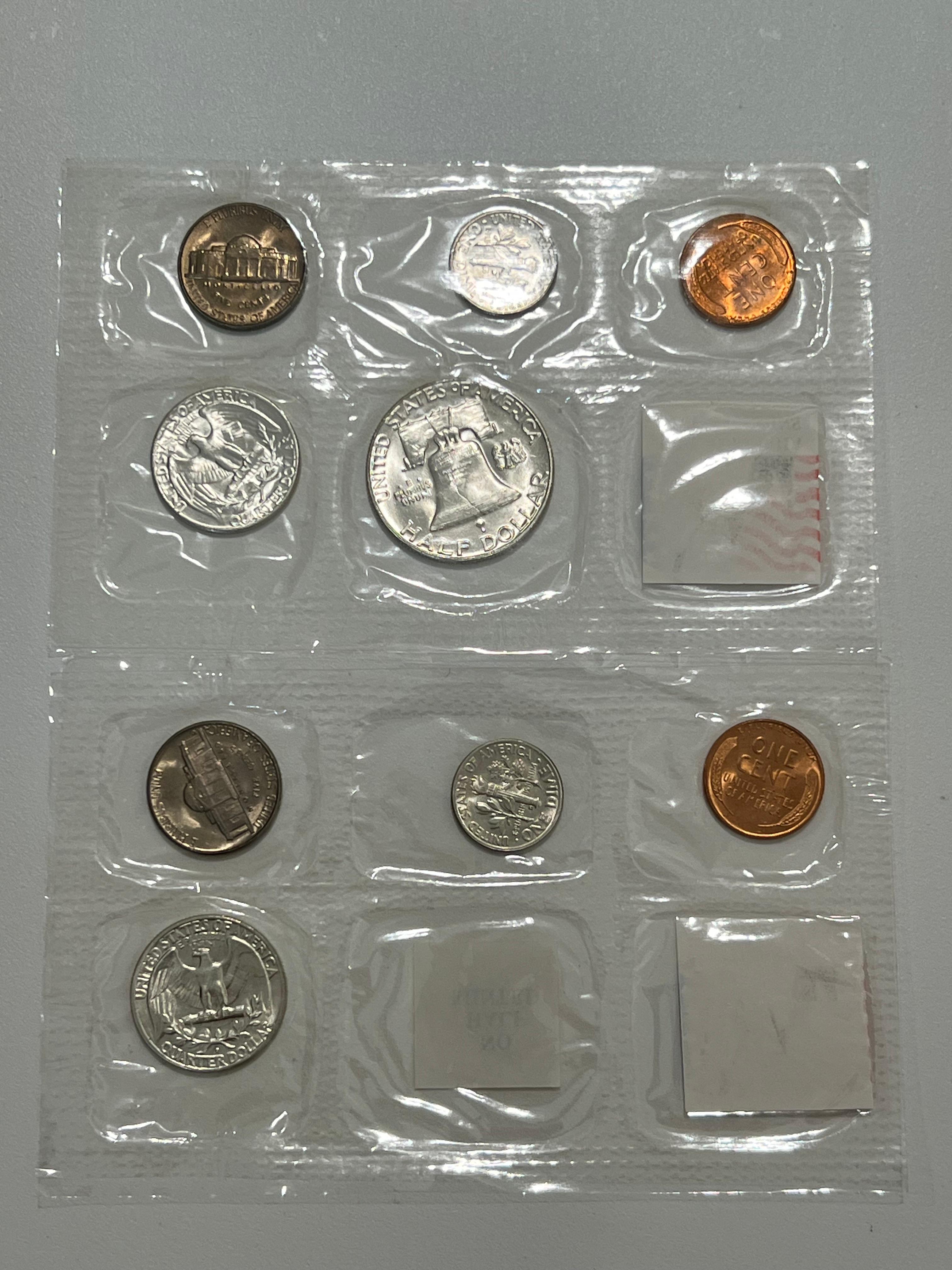 1956 p-d Mint Set 9 coins BU