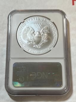 2012 S 1 oz. Silver American Eagle $1 MS 69 NGC