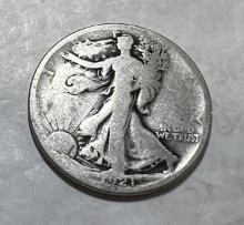 1921 S Walking Liberty Half Dollar  Key Date