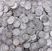 Roll of 40 Silver Washington Quarters Circulated