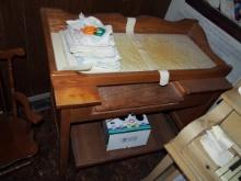 Antique changing table