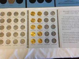 Lot of (4) Coin Albums Partially Completed