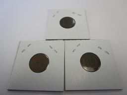 Lot of 3 1902 Indian Head Pennies