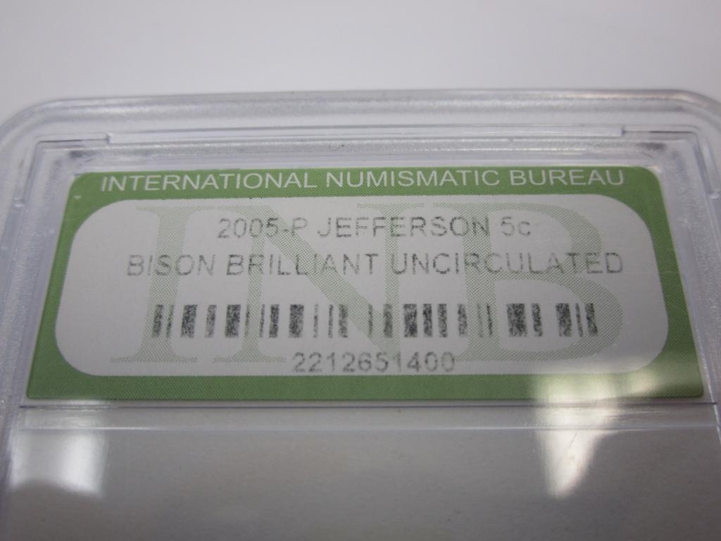 2005-P Jefferson 5c Bison BU Nickel