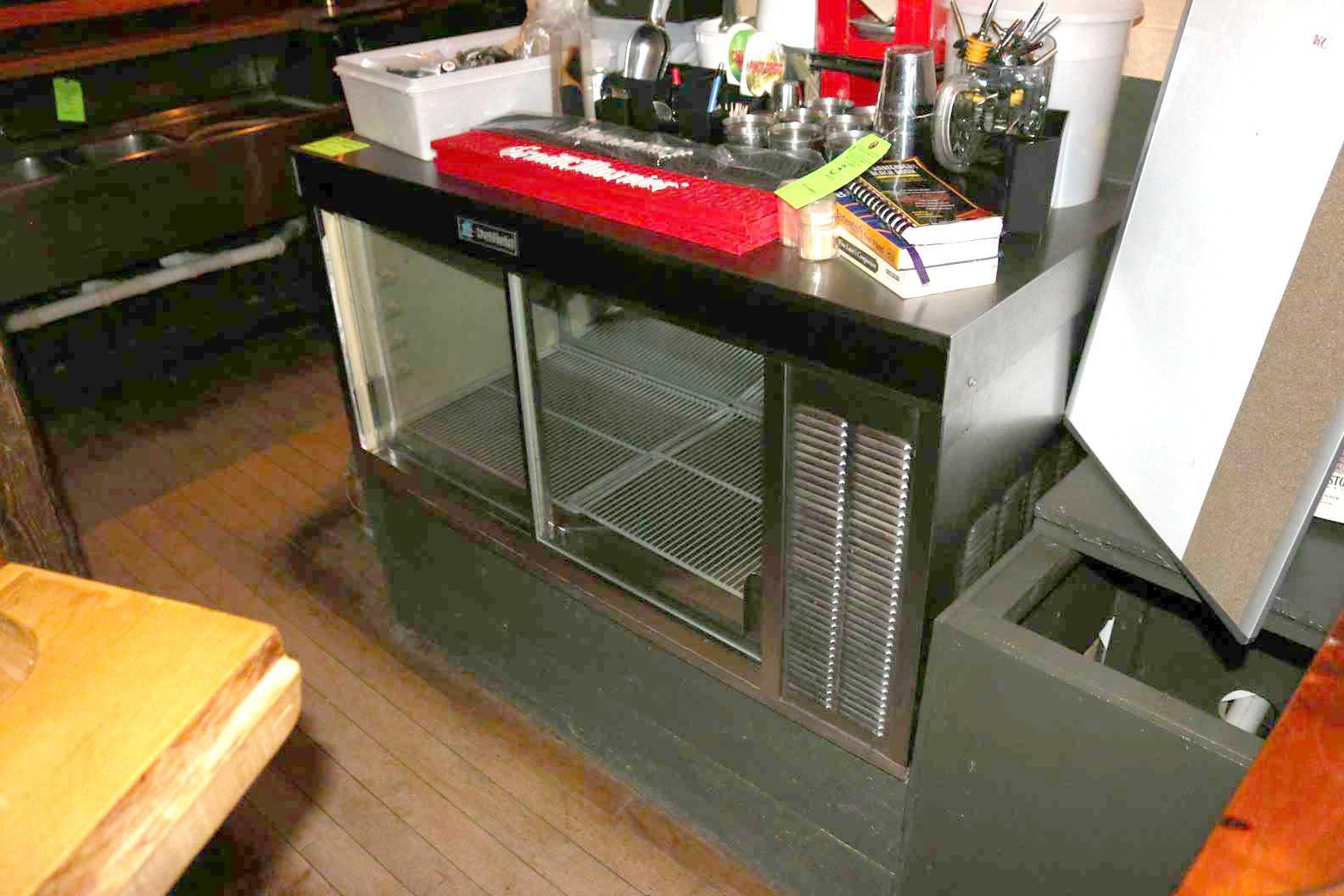Delfield SS Counter Top Glass Door Refrigerated Merchandiser